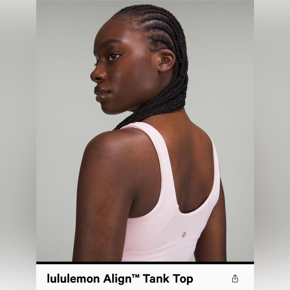 Lululemon Align Tank Top in strawberry milkshake